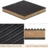 Biella 4 Pack Rubber Anti-skid Vibration Pads With Cork Material 4" X 4" X 7/8" For Air Conditioner,HVAC System, Compressors, Washer And Dryer Noise And Vibration Reduction - Image 3