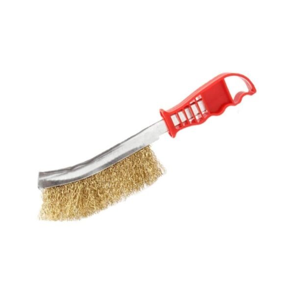 Royal Apex Plastic Handle Stainless Steel Wire Brush DIY Metal Cleaner Rust Paint Removing Tool Hand Scratch Brush.