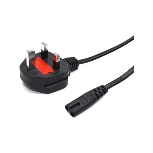 Melfi™ 1.2m UK Plug Electric Power Cord 13A with 2Pin Connector Power Supply Lead Extension Cable