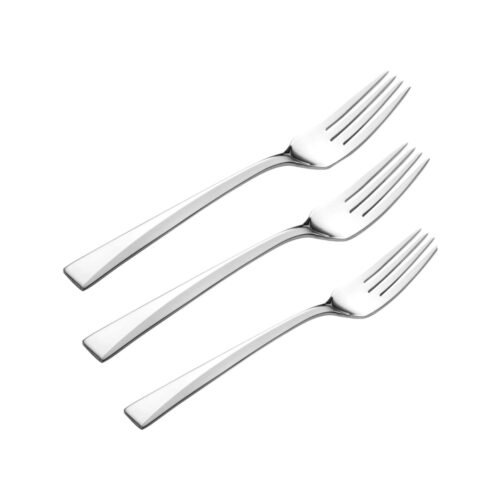 Rapex Pack of 3 Forks, Stainless Steel for Dinner Forks Table Forks, Mirror Polishing Cutlery Forks Set
