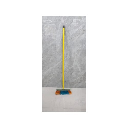 Biella™ Sweeping Broom Brush with Handle - Soft Bristle Cleaning Tool for Indoor/Outdoor Home Kitchen Patio etc