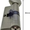 Royal Apex Door Barrel Open Security Copper Dual Lock & 3Keys Anti-Pick Wooden Lock For Home Core Lock Cylinders (80mm) - Image 7