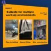 Royal Apex Manual Chain Block Hoist Come Along 1 TON 1100 LBS Cap 3 Metre Lift 2 Heavy Duty Hooks Commercial Grade Steel for Lifting Pulling Construction Building Garage Warehouse Automotive Machinery - Image 4