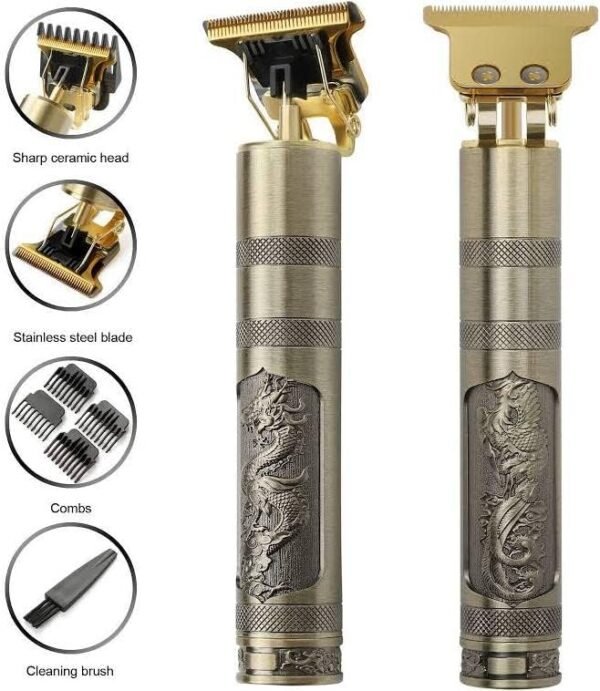 Melfi All-in-One Beard & Hair Clippers for Men – Adjustable Zero-Gap T-Blade for Precision Grooming - Image 5