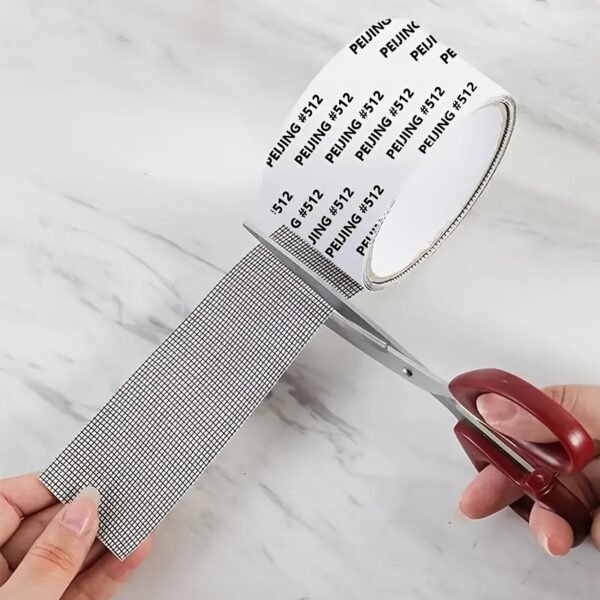Paoker Strong Adhesive Window Screen Repair Tape - 2M Anti-Insect Mesh Patch For Dorm Doors & Curtains, Easy Apply For Torn Screens - Image 6