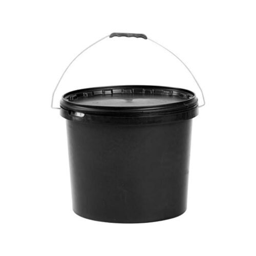 Beorol Abs Bucket With Lid And Flexible Metal Handle For Bricklayers, Gardeners, Hobby, Painters (18L)