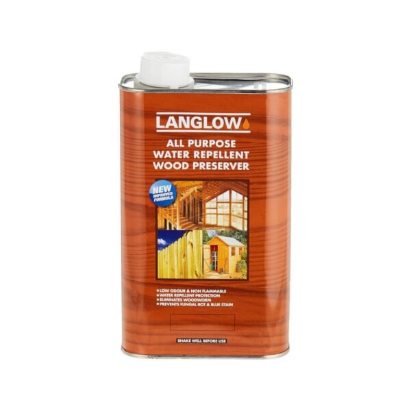 Langlow Wood Preserver 1 Liter, Clear