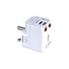 Melfi Travel Adapter: Your Universal Solution for Over 150 Countries, Including Europe, Italy, Ireland, UK, AU, and Asia, Complete with 2 USB Ports"