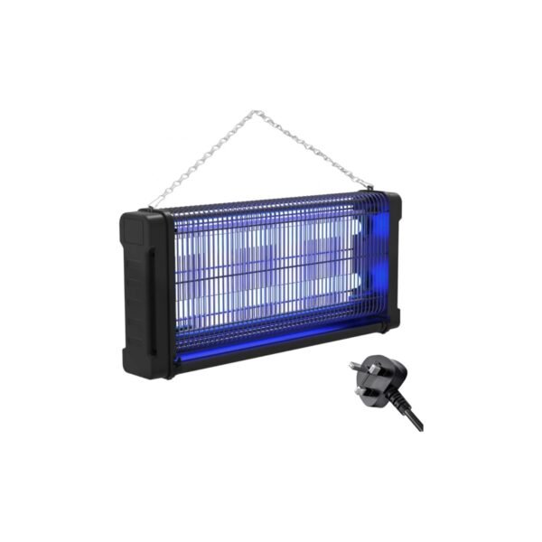 Melfi 40W Black Body Hanging Type Uv Insect Killer Electric Lantern – Chemical-free Trap With 2 Long Tubes For Food Moths, Mosquitoes, Flies, And Flying Insects In Kitchen And Garden