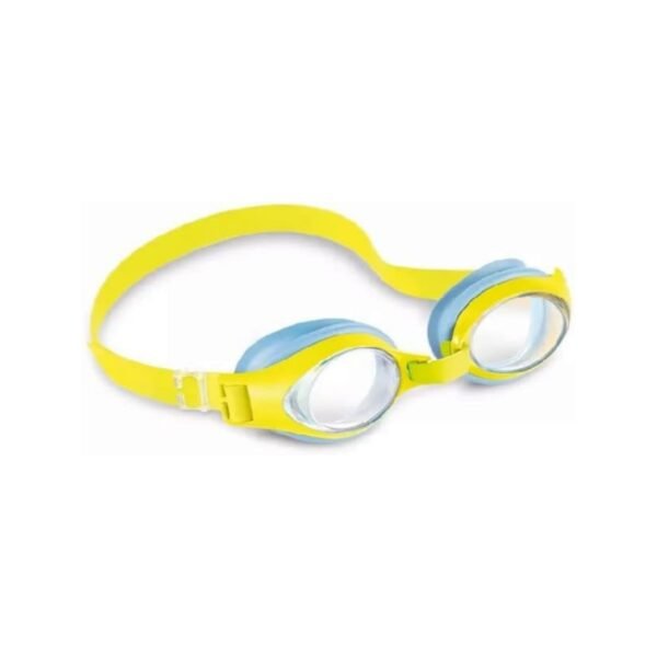 Rapex Multicolor Unisex-Child Swim Goggles Ages 3-8 Pack of 1 Fun Goggles with Polycarbonate Lenses, Phthalate Free with Adjustable Strap and Nose Belt.