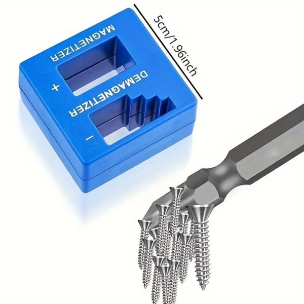 Melfi Magnetic Tool Set - Effortlessly Magnetize and Demagnetize Steel Tools, Including Screwdrivers, Screws, Sockets, Nuts, Bolts, Nails, Drivers, Wrenches, and Tweezers - Perfect for DIY Enthusiasts and Professionals - Image 4