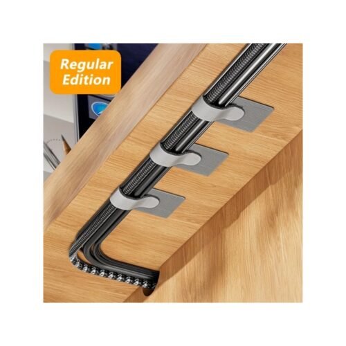 10pcs Nylon Cable Clips - Strong Adhesive Wire Organizers For Under Desk Management, Multi-Purpose Cord Holders For Home & Office Wire Organizers For Cords Cable Organizers For Cords