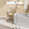 Melfi Water Leak Sensor Alarm, Wireless Water Leak Detector with App Notifications, Flood Detection for Smart Home, Water Alarm for Kitchen Bathroom Basement, Requires Zigbee Gateway/Hub - Image 5