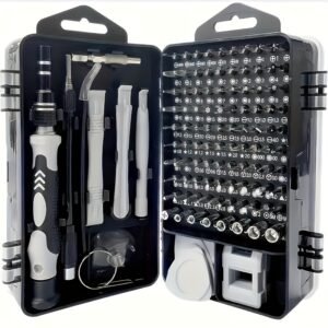 115-in-1 Upgraded Screwdriver Set, High Hardness Multifunctional Removal Tool Kit with Specialty Drill Bits, Mobile Phone Kit/Car Precision Screwdriver Repair Tool Kit, Multifunctional Electronic Screwdriver Set, Watch Mobile Phone Removal Repair Screwdriver Tool Kit, Suitable for Halloween and Christmas Gifts for Parents, Thanksgiving!