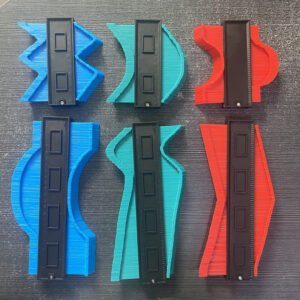 [Precise Contour Gauge] Precise Curved Contour Gauge Profile Tool | Form-Fitting Gauge Measurement Ruler Arc Finder for Woodworking, Irregular Shape Measuring Ruler