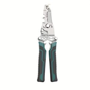 18-in-1 Electrician's Multifunctional Folding Tool with Wire Strippers, Hook Knife, Screwdriver, and Wrench - Compact Design in Gray/Green, Ideal for DIY, Home, and Construction Projects, Versatile Electrician's Tool | Multifunctional Gadget | Robust Tool Material, Electrician Tools