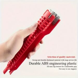 [Multifunctional Wrench] 8in 1 Multifunctional Sink Bathroom Wrench | Plumbing Installation Tool for Household Water Pipe Faucet Washing Basin Corner Valve Sink Repair Removal