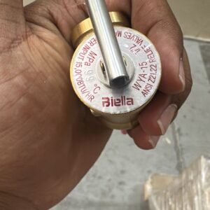 Biella Water Heater Temperature and Pressure Relief Valve, 99C - 150 psi, Thickened Brass Safety Relief Valve for Hot Water Heaters and Tanks, with Extended Epoxy-Coated Probe, 1/2" BSPT Thread