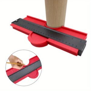 [Precise Contour Gauge] Precise Curved Contour Gauge Profile Tool | Form-Fitting Gauge Measurement Ruler Arc Finder for Woodworking, Irregular Shape Measuring Ruler