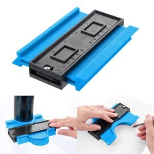 [Precise Contour Gauge] Precise Curved Contour Gauge Profile Tool | Form-Fitting Gauge Measurement Ruler Arc Finder for Woodworking, Irregular Shape Measuring Ruler