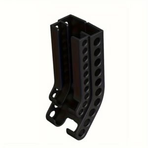 CAYFI Wall-Mounted Battery Storage Organizer for AA & for AAA Batteries - Durable Plastic, Space-Saving Dispenser with First-In-First-Out Design, Holds Total of 20 Batteries, Ideal For Home Organization