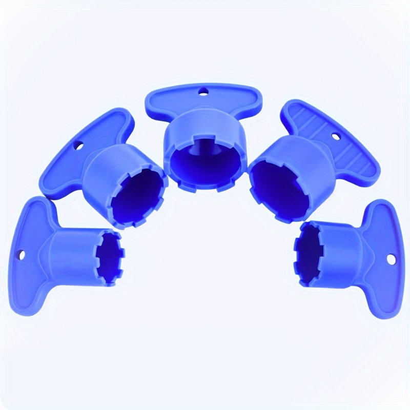 5pcs Faucet Aerator Key Removal Wrench Tool Set, Universal Plastic Faucet Bubbler Wrench for Bathroom and Kitchen, Fits M16.5 M18.5 M21.5 M22.5 M24 Tap Aerators, No Electricity Needed