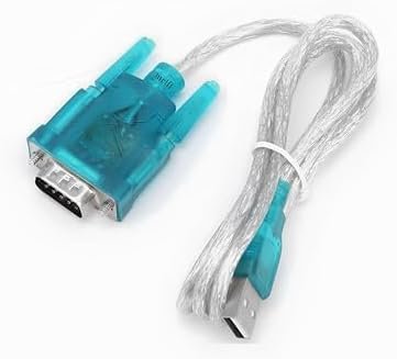Melfi 2Feet USB to Serial RS232 Adapter Cable PL2303 Chipset DB9 (9-Pin) Serial Converter – Compatible with Windows, Mac and Linux – Stable USB to COM Port Connection for Legacy Devices