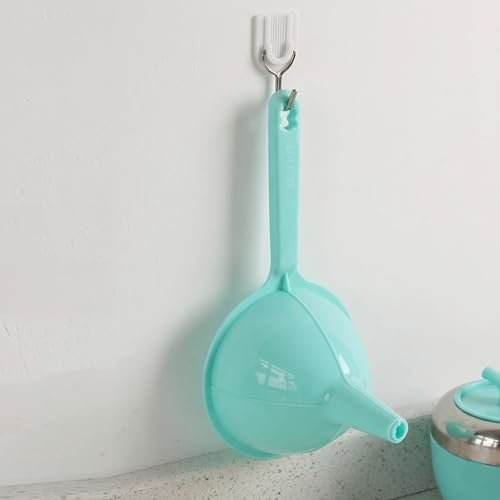 Royal Apex Plastic Funnel with Handle for Kitchen Use, Small Oil and Liquid Pouring Funnel, Multi-Purpose Household Tool for Bottles, Wine, Oil Pot and Liquid Dispensing (MEDIUM) - Image 3