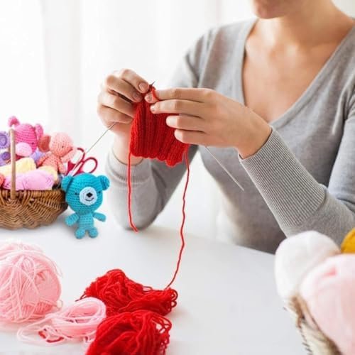 Biella Acrylic Yarn Pack of 5 – Multicolor Knitting and Crochet Yarn, Soft Craft Yarn for DIY Projects, Blankets, Hats, Scarves and Home Decoration. - Image 3