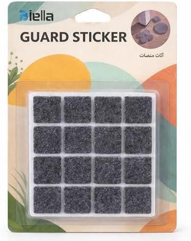 Biella Furniture Felt Pads Guard Stickers 32 PCS, 19x19mm Self Adhesive Anti Scratch Floor Protectors for Chair Legs, Table, Sofa, Noise Reduction Pads Amazon.ae: Tools & Home Improvement