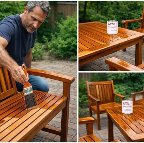 Royal Apex Arwa Color Varnish – Premium Protective Finish for Furniture, Doors, Chairs, Tables and DIY Projects – Long-Lasting Gloss Protection (750Ml 506) - Size : 750Ml 505 - Image 4