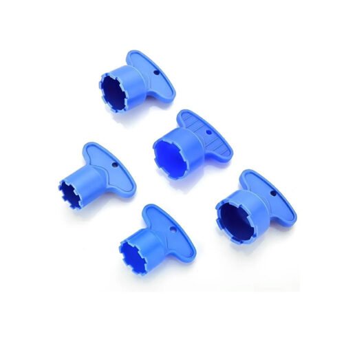 POAKER Faucet Aerator Key Removal Tool Set – Cache Aerator Wrench Kit for Bathroom and Kitchen Sink (M16.5, M18.5, M21.5, M22.5, M24mm) – Easy Remove and Replace Hidden Aerators (5 - PCS SET)