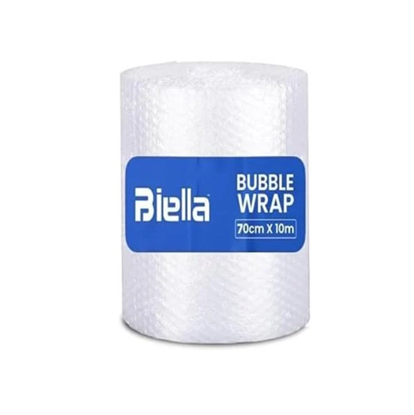 Melfi™ Bubble Wrap Roll 70cm x 10m Packing Air Bubble Roll Cushioning Wrap for Packaging, Shipping, Mailing, Packing and Moving Supplies.