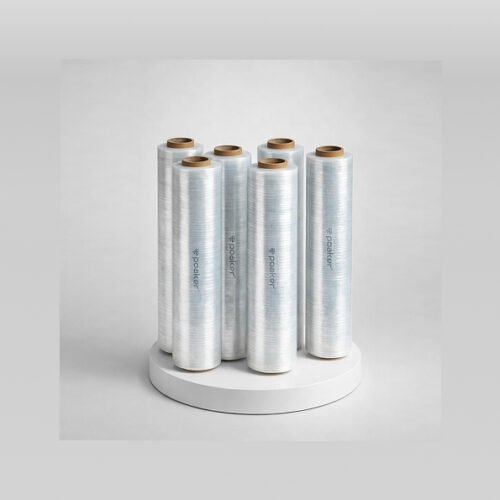 Royal Apex Heavy Duty Stretch Film Wrap – Industrial-Strength Plastic Shrink Wrap for Pallets, Packing, Moving, and Storage – Clear and Black | Durable Protective Wrap (CLEAR PACK OF 6)