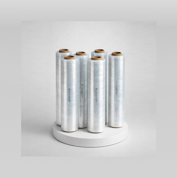 Royal Apex Heavy Duty Stretch Film Wrap – Industrial-Strength Plastic Shrink Wrap for Pallets, Packing, Moving, and Storage – Clear and Black | Durable Protective Wrap (CLEAR PACK OF 6)