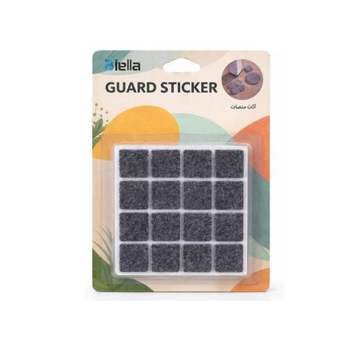 Biella Furniture Felt Pads Guard Stickers 32 PCS, 19x19mm Self Adhesive Anti Scratch Floor Protectors for Chair Legs, Table, Sofa, Noise Reduction Pads