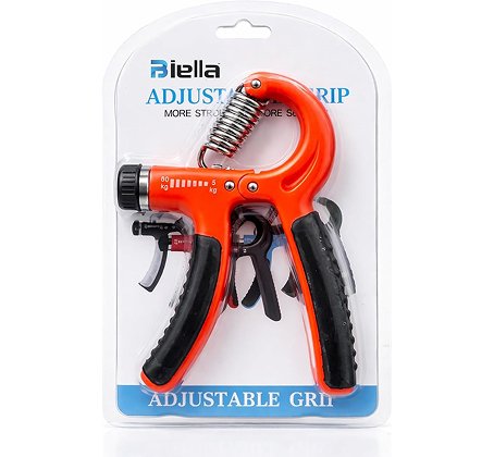 Biella Adjustable Hand Grip Strengthener 5–60kg Resistance – Wrist and Forearm Exerciser with Non-Slip Handle for Fitness Training and Rehabilitation