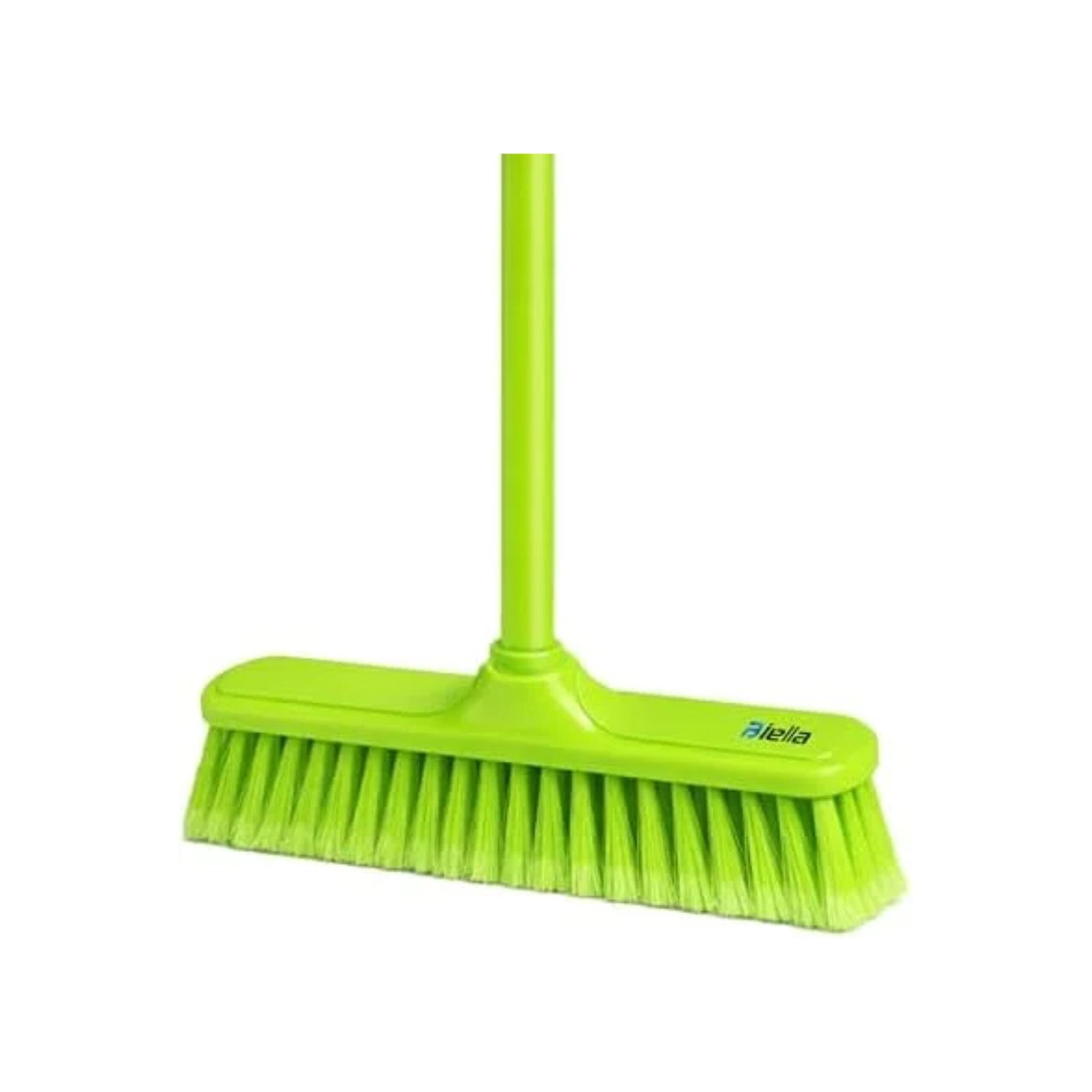 Biella Indoor Floor Broom with Handle – Soft Flexible Bristles Sweeping Brush, Multi-Surface Cleaning Broom for Home Kitchen Patio Indoor & Outdoor Use.