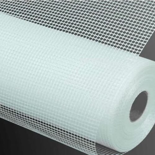 100 GSM Fiber Mesh Glass Coated Roll for Waterproofing, Roof and Wall Crack Repair, Plastering and Coating Mesh – 40 Inch x 35 Meter