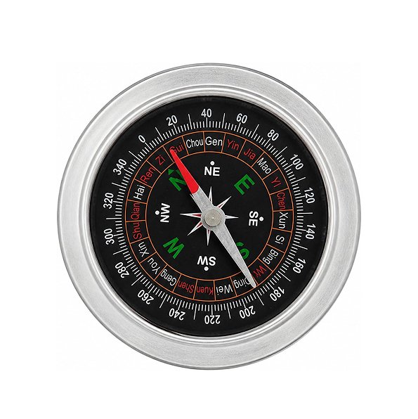 Melfi 3 Inch Navigation Compass – Professional Marine & Outdoor Compass with 360° Rotating Dial, Magnetic Needle, Durable Metal Case for Boat, Car Dashboard & Hiking