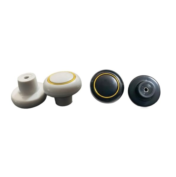Biella ABS Mushroom Cabinet Knobs – Durable Drawer Pull Handles for Kitchen, Wardrobe and Cupboards (Set of 2)