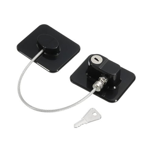 POAKER Adhesive Child Safety Locks with Keys – Window and Fridge Door Locking Devices for Kids and Pet Protection – Secure Cabinets, Roof Windows, Balcony, and Appliances