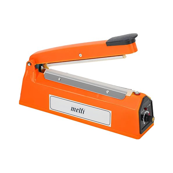 Melfi Electric Impulse Heat Sealer, Bag Sealing Machine with Extra Replaceable Element and Grip | Ideal for Food Storage Packaging, and Sealing PE/PP Bags 220-240V 400W
