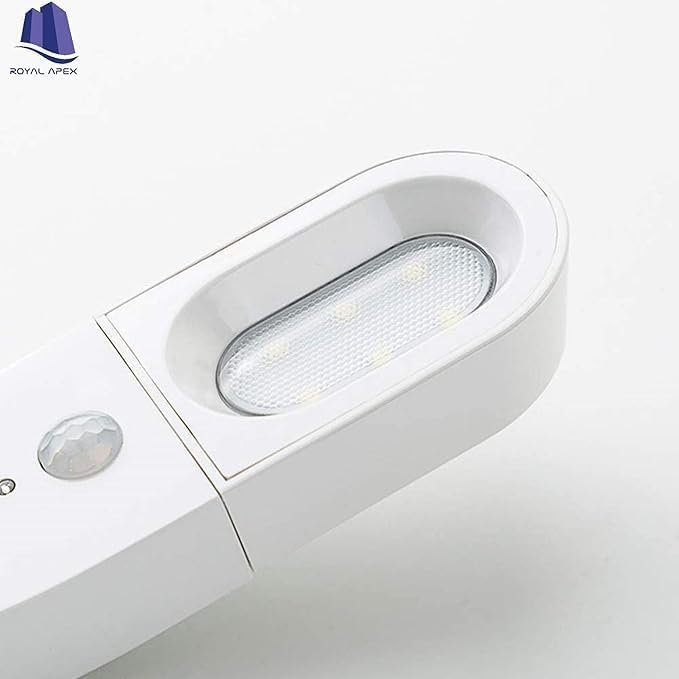 Royal Apex Motion Sensor Night Light, USB Rechargeable LED Rotatable Lamp, Cordless Handheld Flashlight, Stick-Anywhere Wall Light for Bedroom, Stairs, Hallway (1PCS) - Image 4