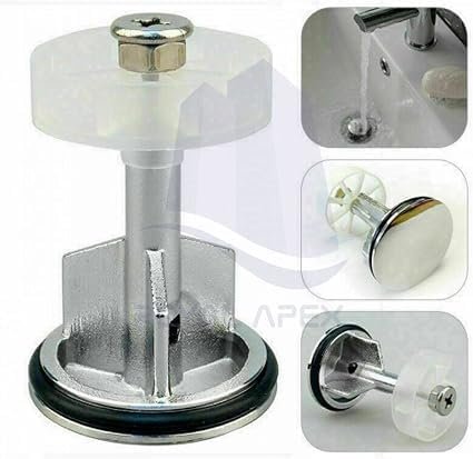 Royal Apex Chrome Plated Pop-Up Basin Sink Waste Trap Plug for Kitchen Bathroom Etc... - Image 5
