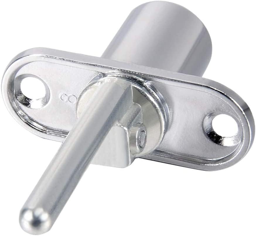 Royal Apex Drawer Lock, Plunger Lock with Key Zinc Alloy File Cabinet Lock Cupboard Cam Lock Cabinet Door Locks for Filing Cabinets Wardrobe Display (PACK OF 1) - Image 3
