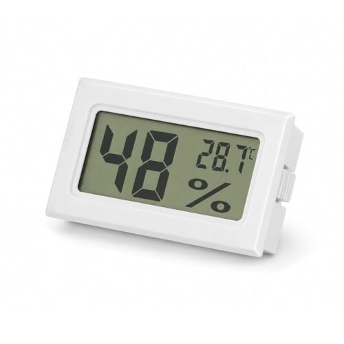 Melfi Mini Digital Hygrometer Thermometer | Indoor Temperature and Humidity Monitor with LCD Display | Compact Humidity Gauge for Home, Office, Terrarium, Greenhouse and Incubator