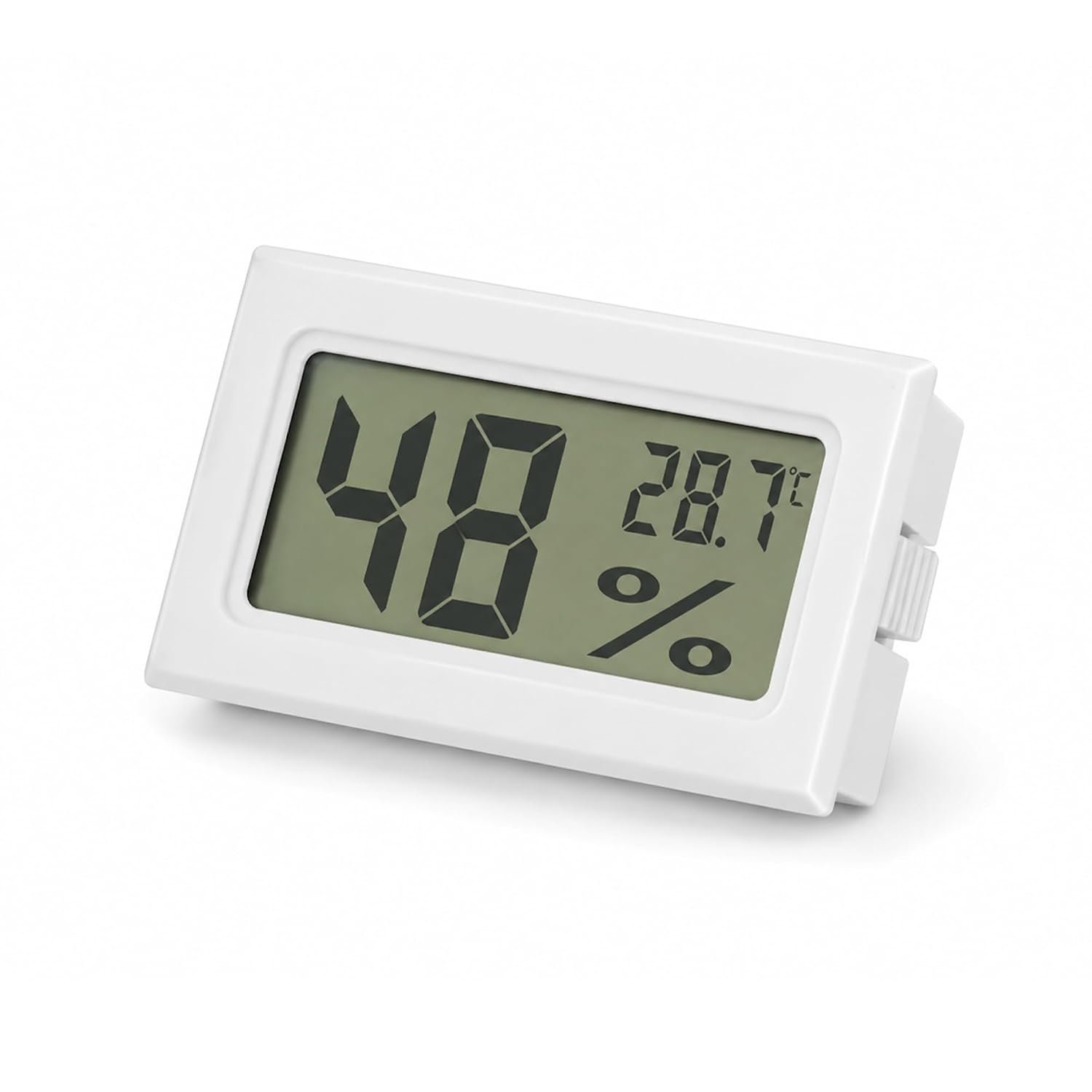 Melfi Mini Digital Hygrometer Thermometer | Indoor Temperature and Humidity Monitor with LCD Display | Compact Humidity Gauge for Home, Office, Terrarium, Greenhouse and Incubator
