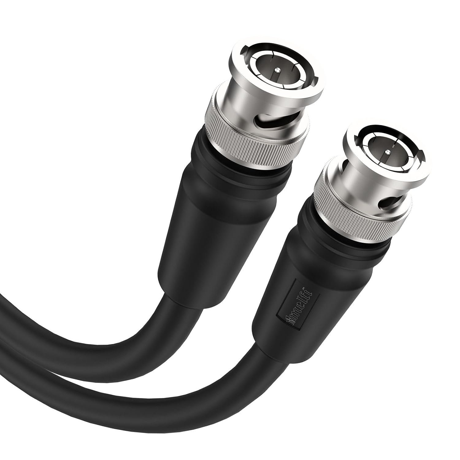 Melfi 12G 4K SDI BNC Male to BNC Male Cable RG59 75 Ohm Coaxial Video Cable, Bare Copper, 4K60Hz Support, UV Resistant PVC, CCTV and Multi Use (5 - Meter)