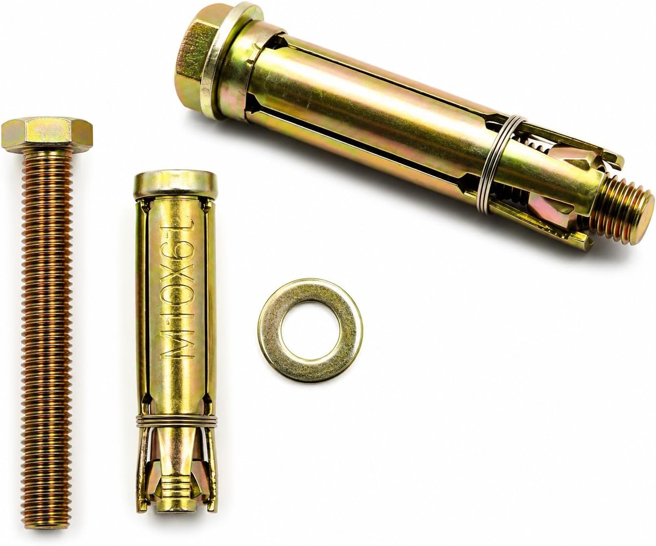 Royal Apex 5 Pcs Fix bolt Anchor Bolt Set for Concrete and Masonry | Heavy Duty Expansion Sleeve Anchor Fastener with Nut and Washer - Image 5